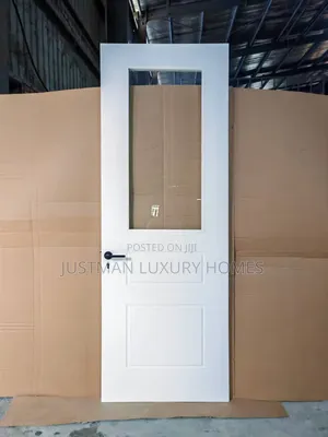 Super Quality HDF Kitchen Doors With Transparent Glass