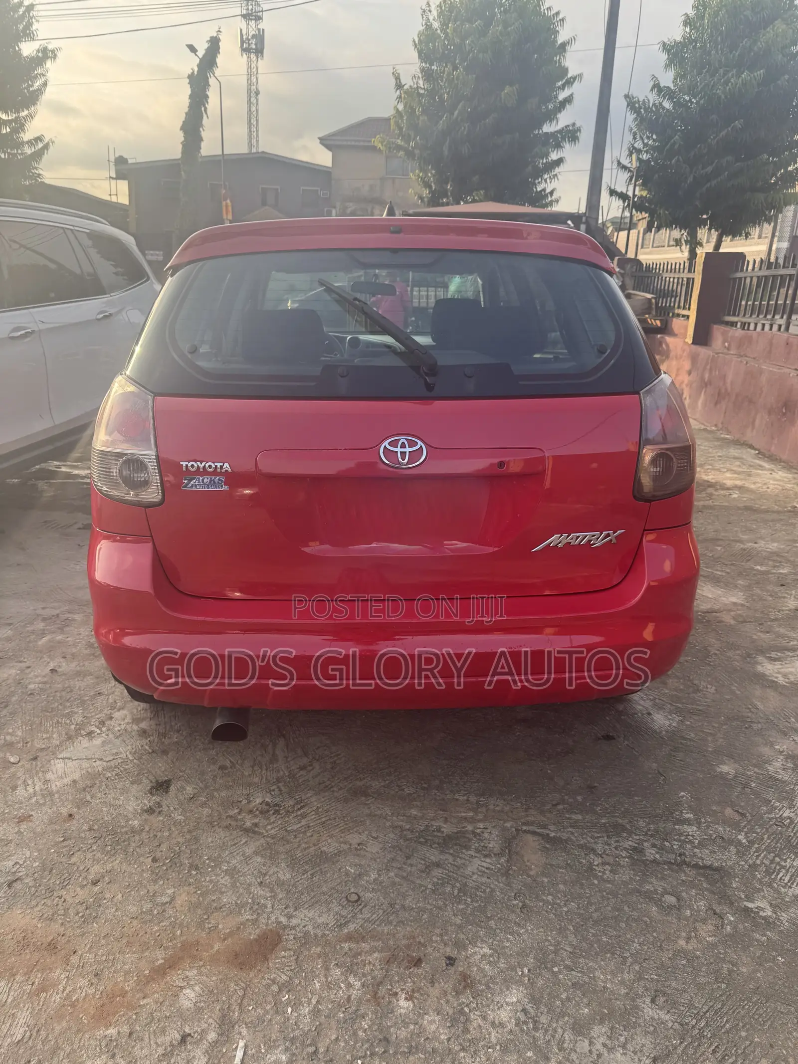 Toyota Matrix 2006 Red