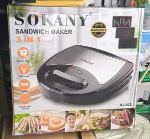 Sokany 3in1 Sandwich,waffle,grill Toast Breakfast Maker