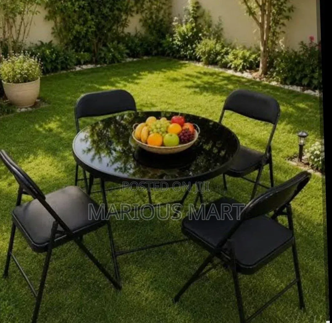 Collapsible Table With Chairs