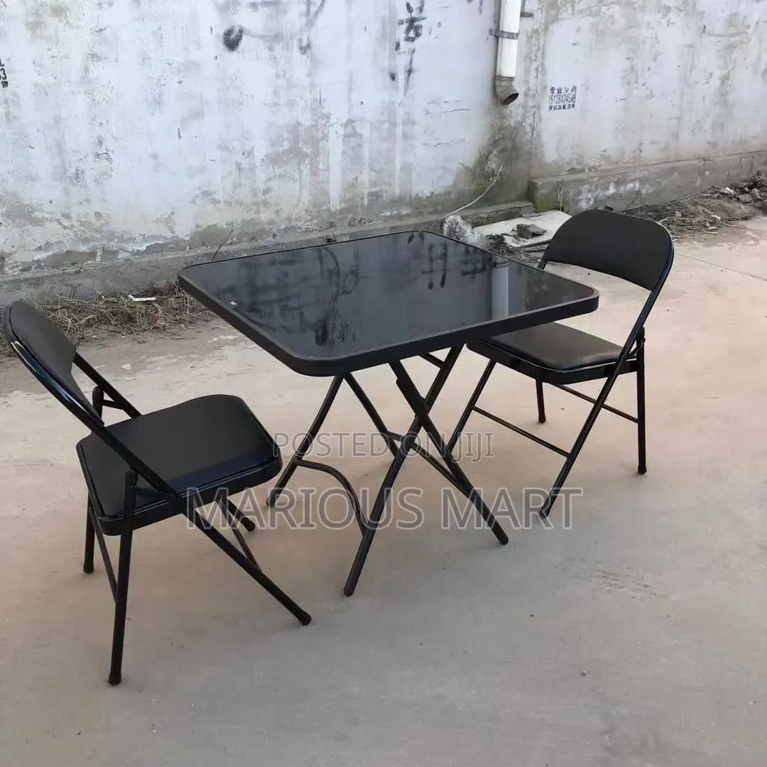 Collapsible Table With Chairs