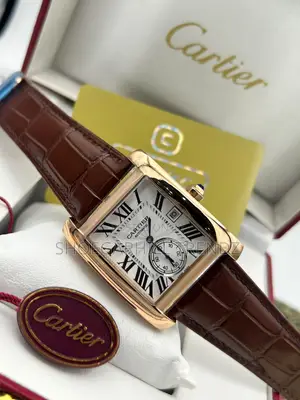 Cartier Wristwatch in Leather Straps Regular and Automatic
