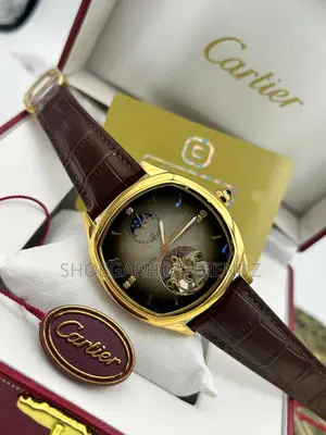 Cartier Wristwatch in Leather Straps Regular and Automatic
