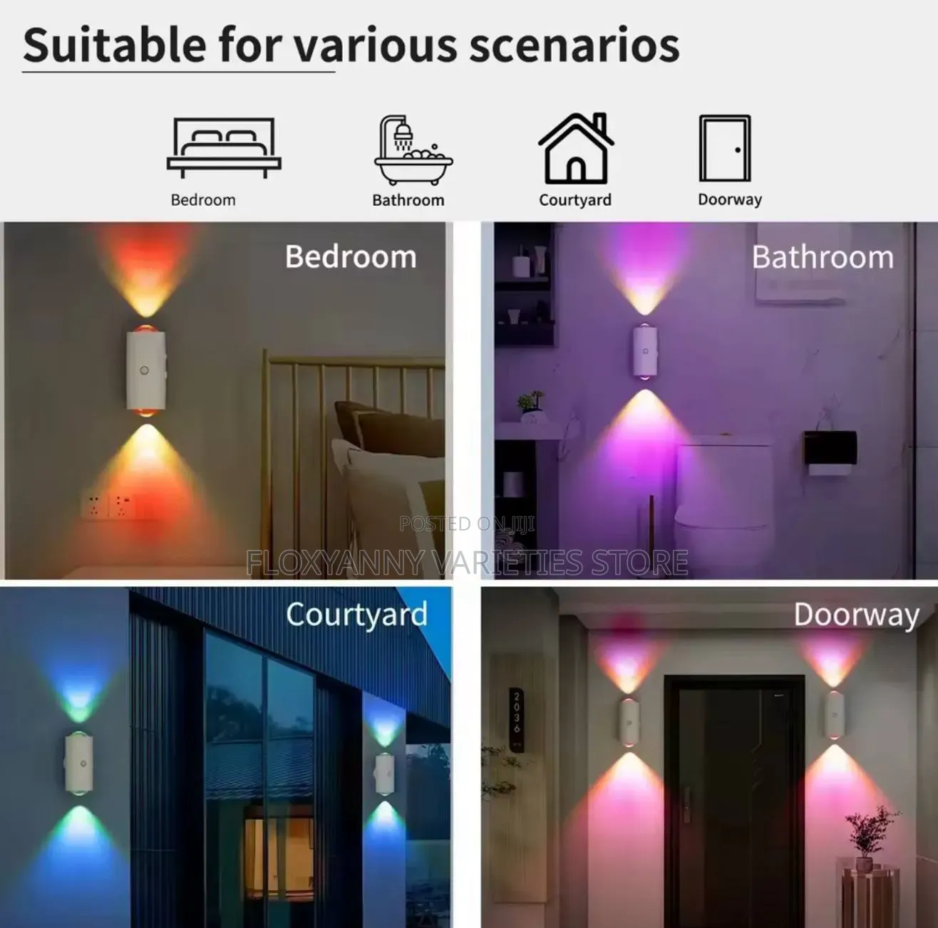 Smart Infrared Sensing Wall Lamp