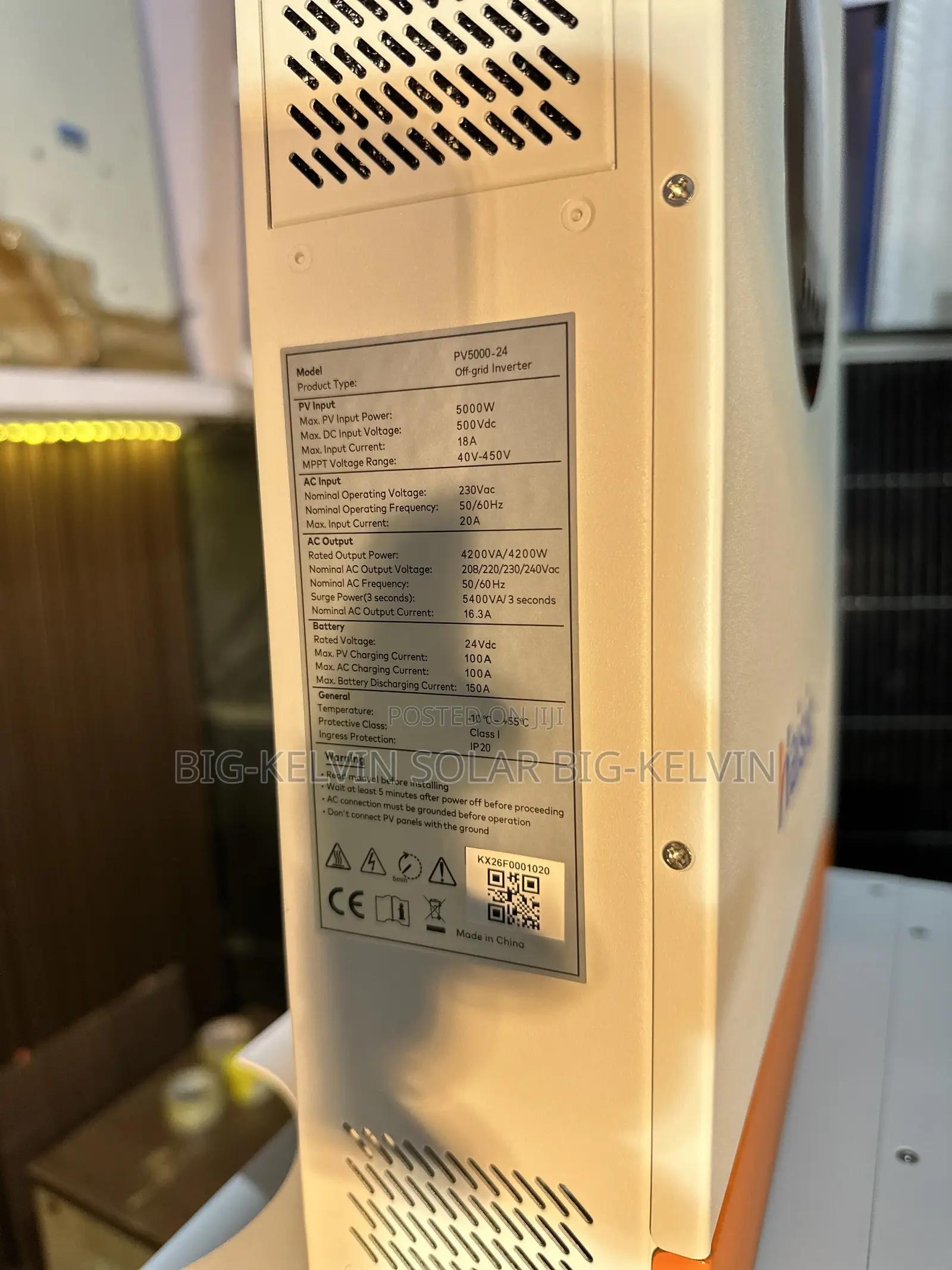 8kwh Lithium Battery/ 4.2kva Inverter/ 6pics 480w Panel Full Package