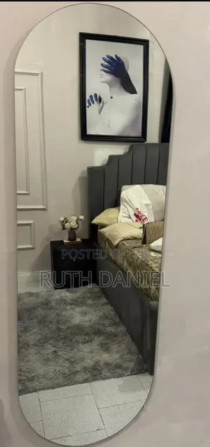 Dressing Mirror Oval Shaped 6ft Long