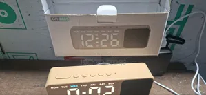 Digital Alarm Clock With Bluetooth Speaker