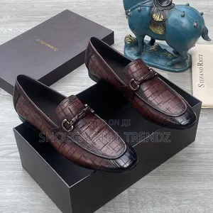 Mens Dressy Stephano Ricci Leather Loafers