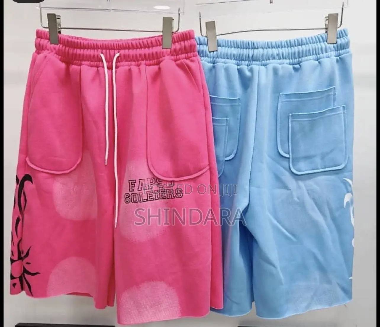 Unisex Oversized Jogger Shorts With Large Pockets