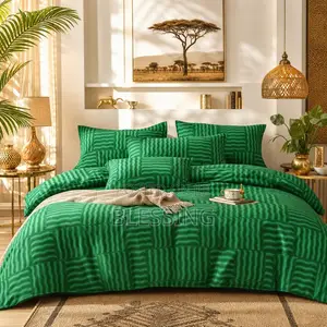 6*6 Lightweight 4 PCS Duvet Cover Set - Multicolor Printed Bedding