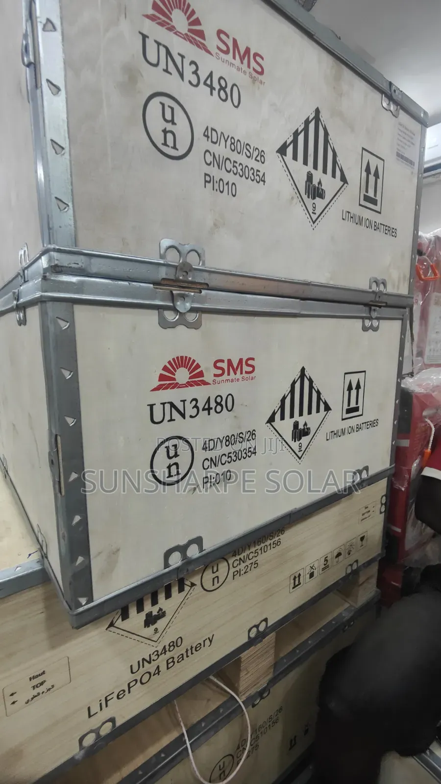 7.2kwh sms.lithium Battery 24v