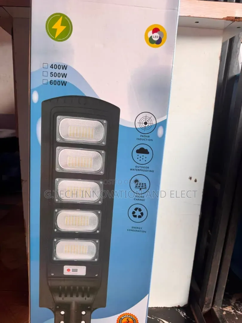 Solar Street Light With Motion Detection