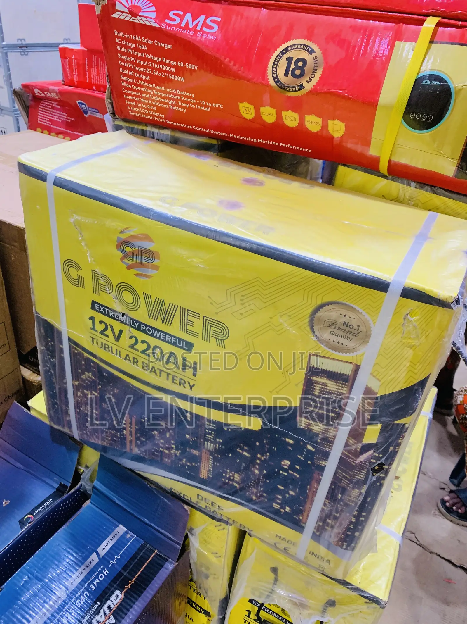 G Power Tall Tubular Battery 220 Ah
