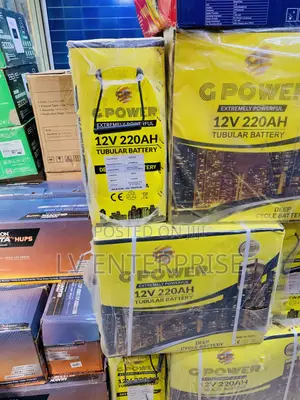 G Power Tall Tubular Battery 220 Ah