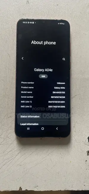 Samsung Galaxy A04e 128 GB