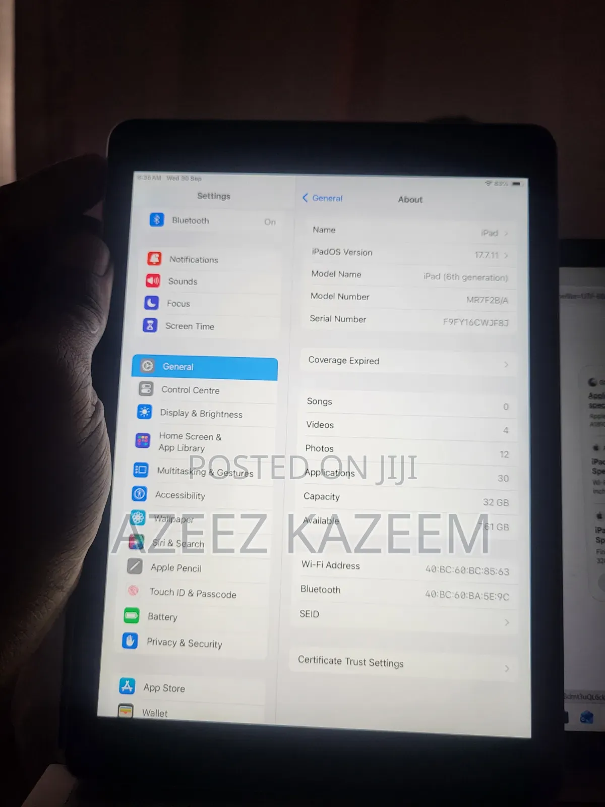 Apple iPad Air 32 GB Gray