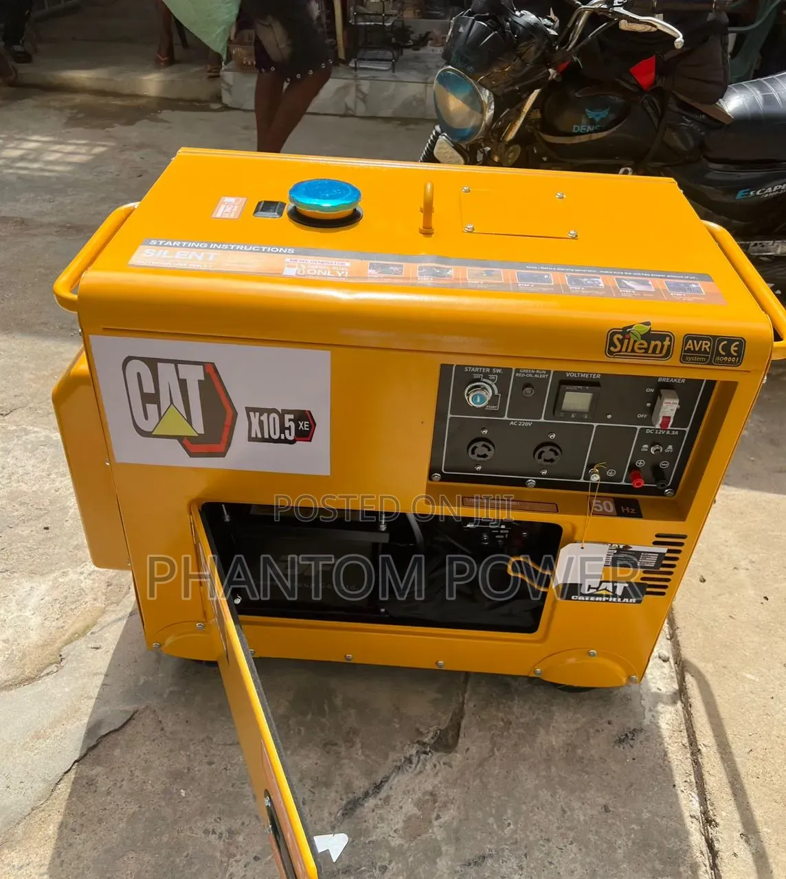 Original CAT 10kva Caterpillar Diesel Soundproof Generator {Copper}