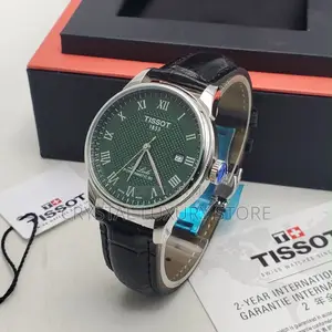 Tissot Quality Luxury Men Genuine Leather Wristwatch