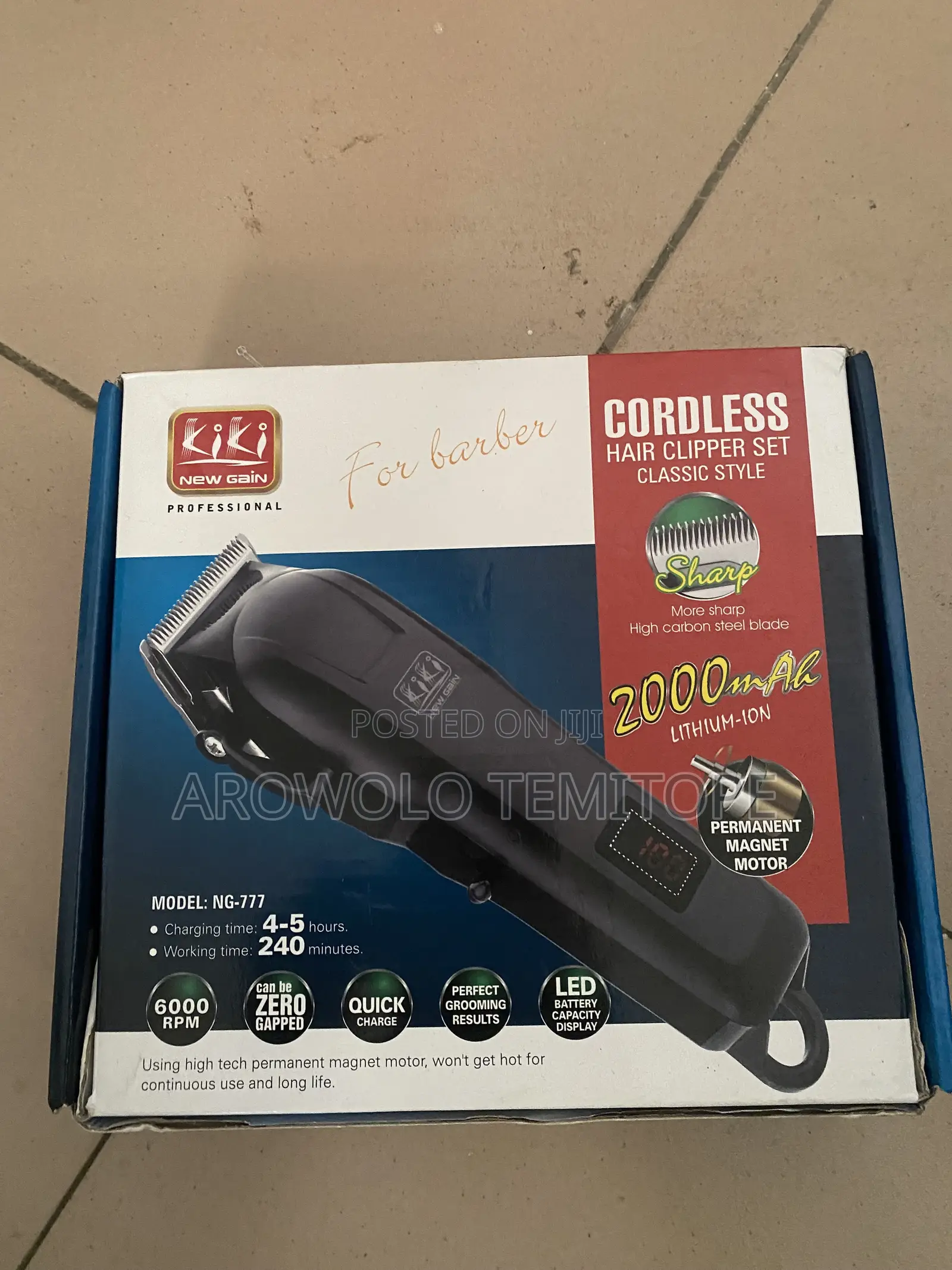 Cordless Hair Clipper Set