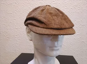 Men Papas Cap Imterwove Panama Cap - Brown