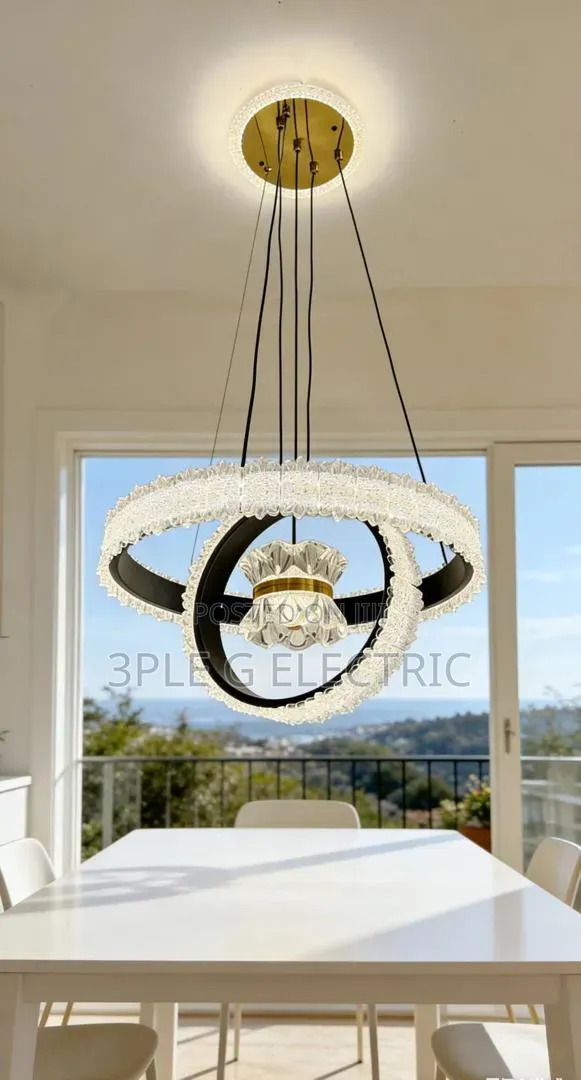 Double Ring Dropping Pendant