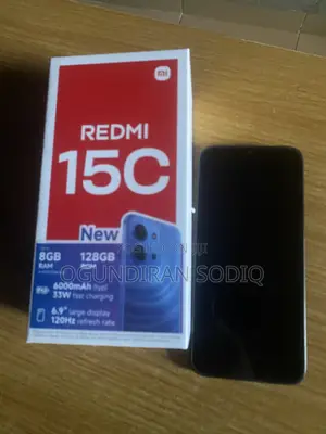 Xiaomi Redmi 15C 4G 128 GB Black