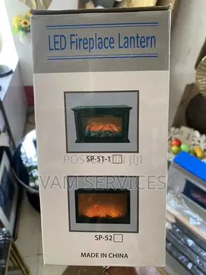 Mini LED Fireplace Lantern