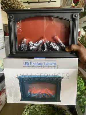Mini LED Fireplace Lantern