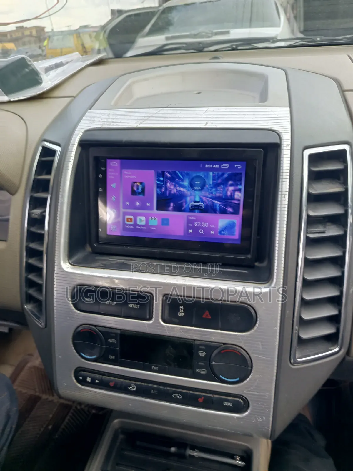 Ford Edge 2008 Model Android Screen With GPS Navigation (Map)