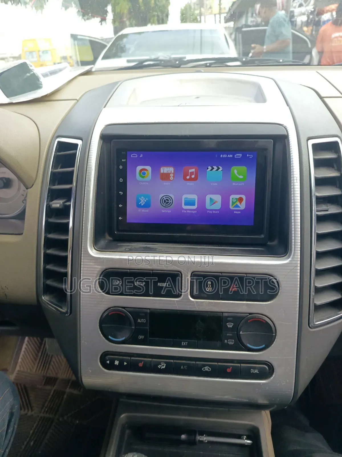 Ford Edge 2008 Model Android Screen With GPS Navigation (Map)