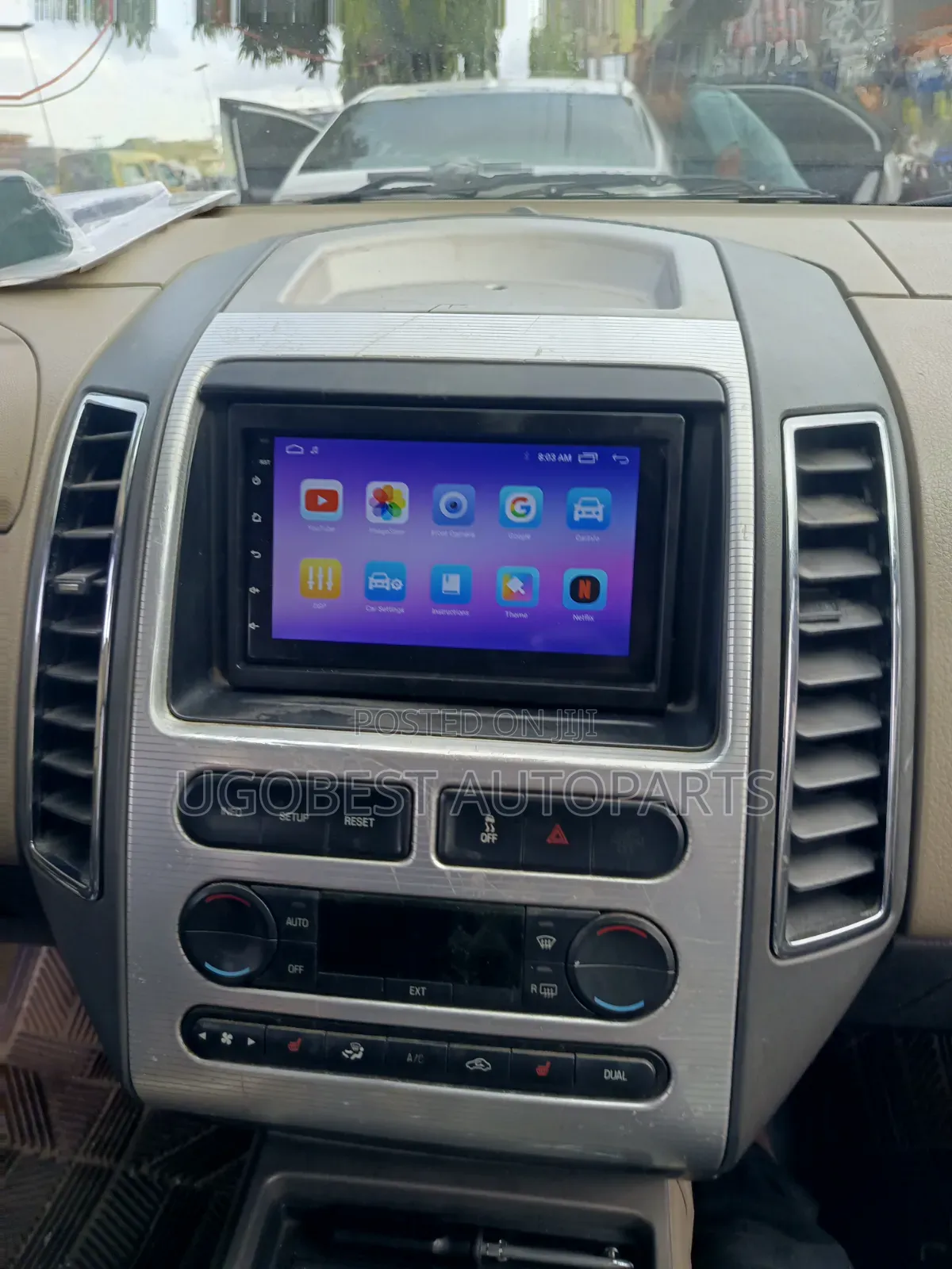 Ford Edge 2008 Model Android Screen With GPS Navigation (Map)