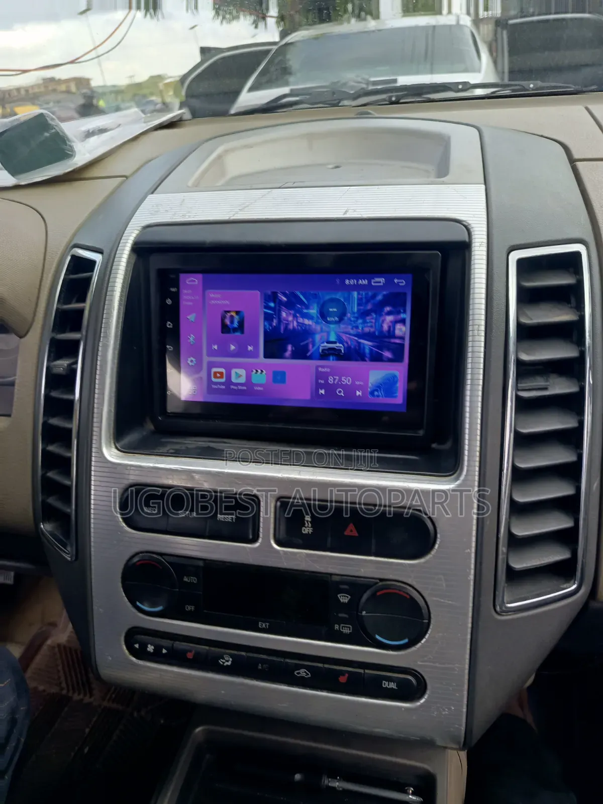 Ford Edge 2008 Model Android Screen With GPS Navigation (Map)