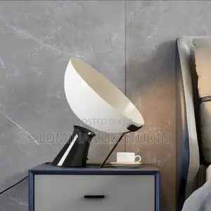 Luxury Taccia Sculptural Table Lamp – Black Base (40cm X 30cm)