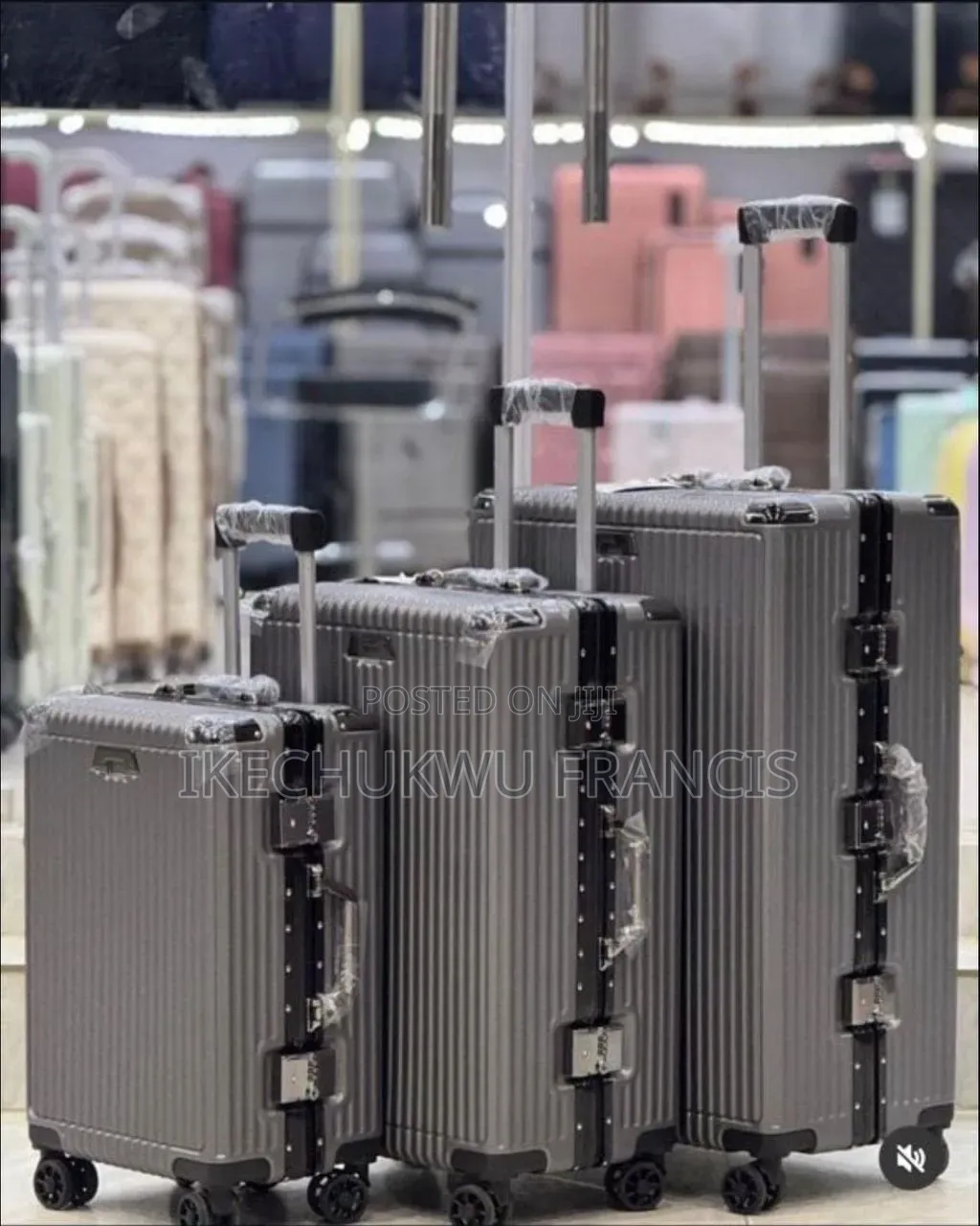 Polycarbonate Aluminium Luggage Set of 3