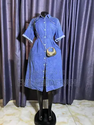 Affordable Thrift Denim Gowns