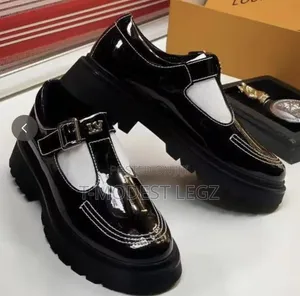 Buckle Strap Lug Sole Shoes