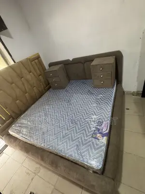 Executive 6 by 6 Padded Bedframe/ Upholstery Wooden Bed(165,000)