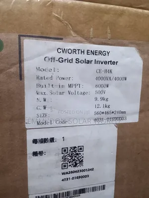 C Worth Solar Hybrid Inverter 4kva 24v
