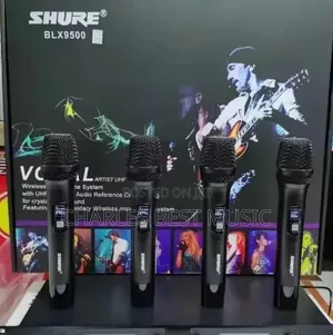 4 in One Wireless Microphone SHURE Professional
