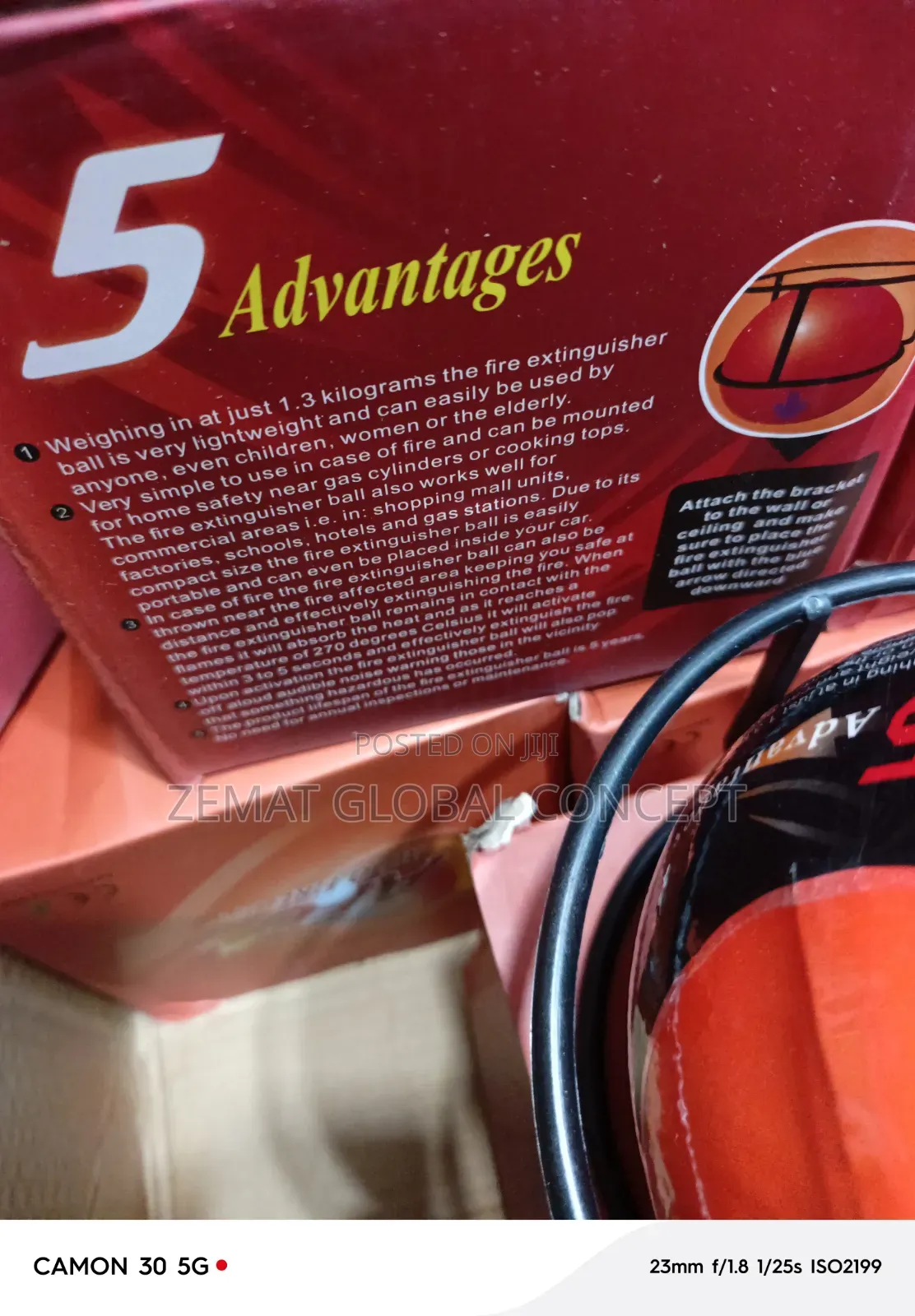 1.3kg Automatic Fire Off (AFO) Ball Extinguisher