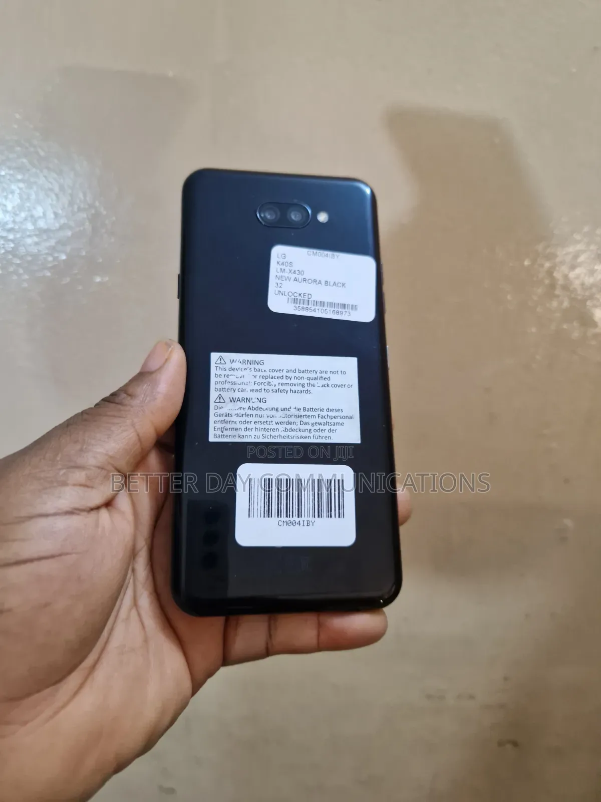 LG K40S 32 GB Black