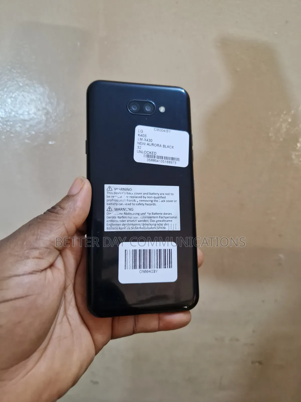 LG K40S 32 GB Black