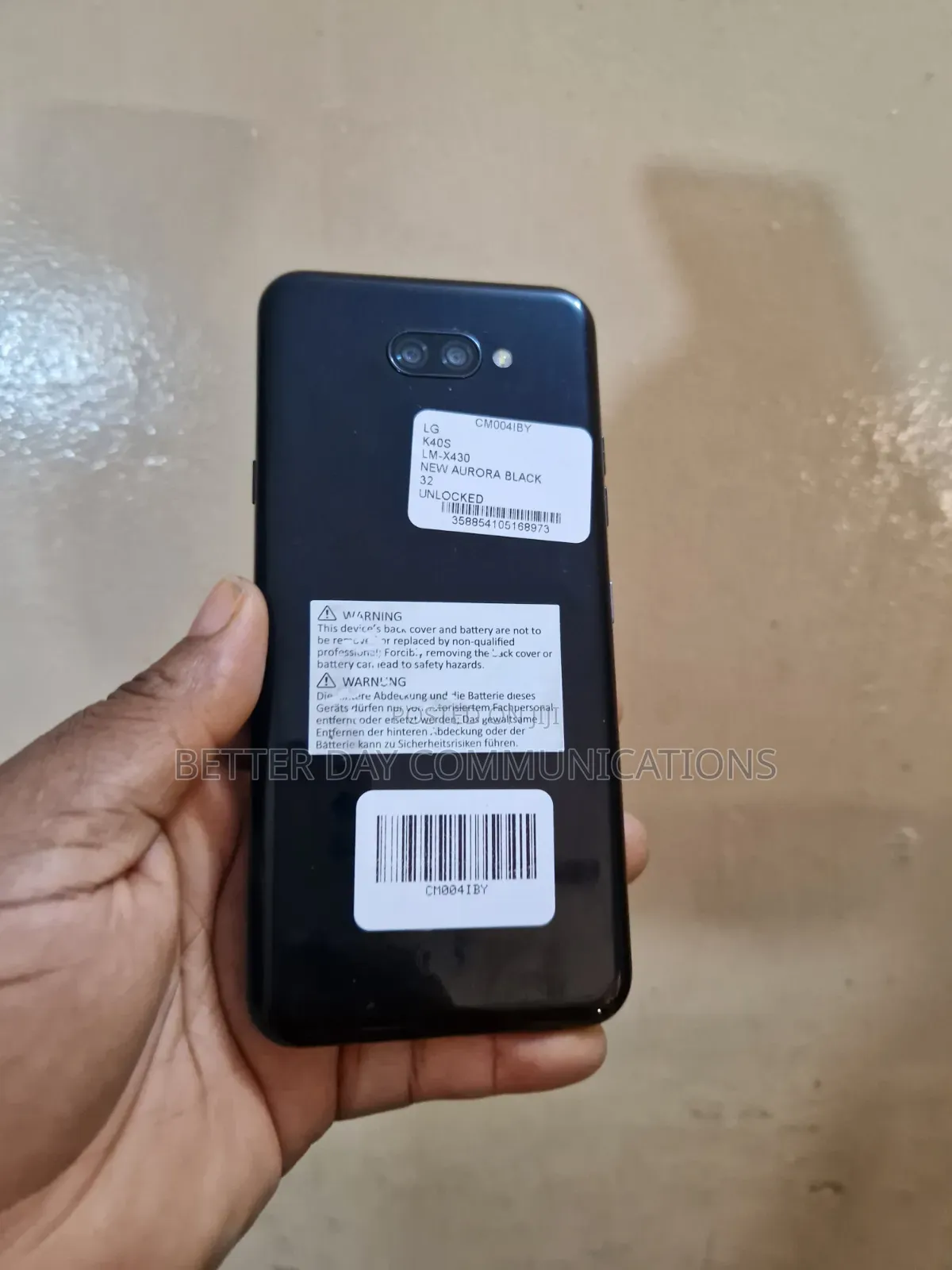 LG K40S 32 GB Black