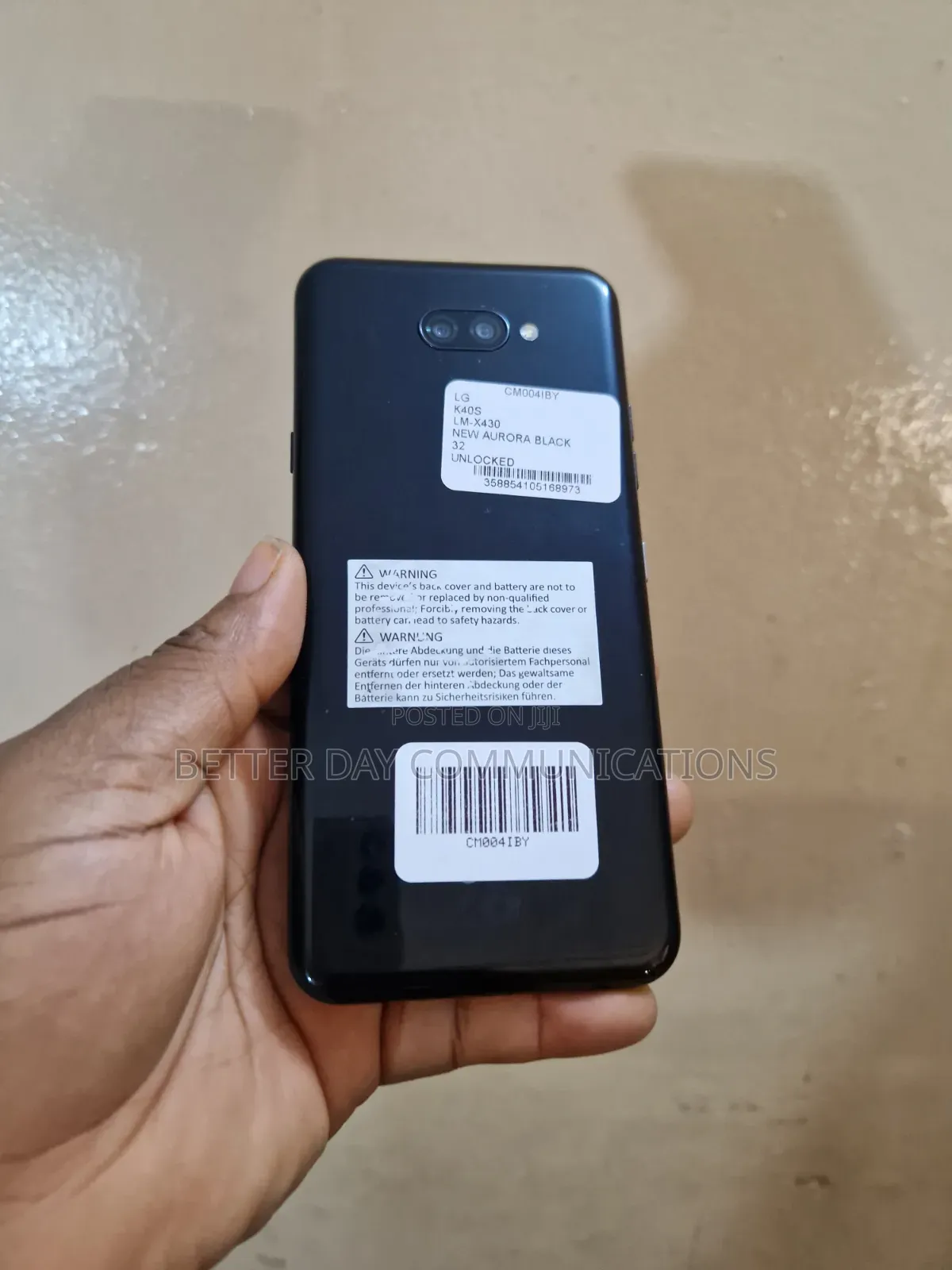 LG K40S 32 GB Black