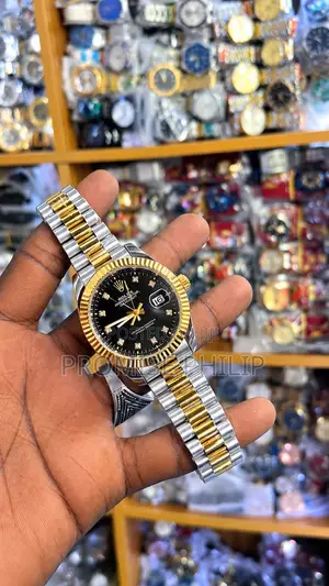 Premium Rolex Datejust Rose Gold Men's Calendar Watch