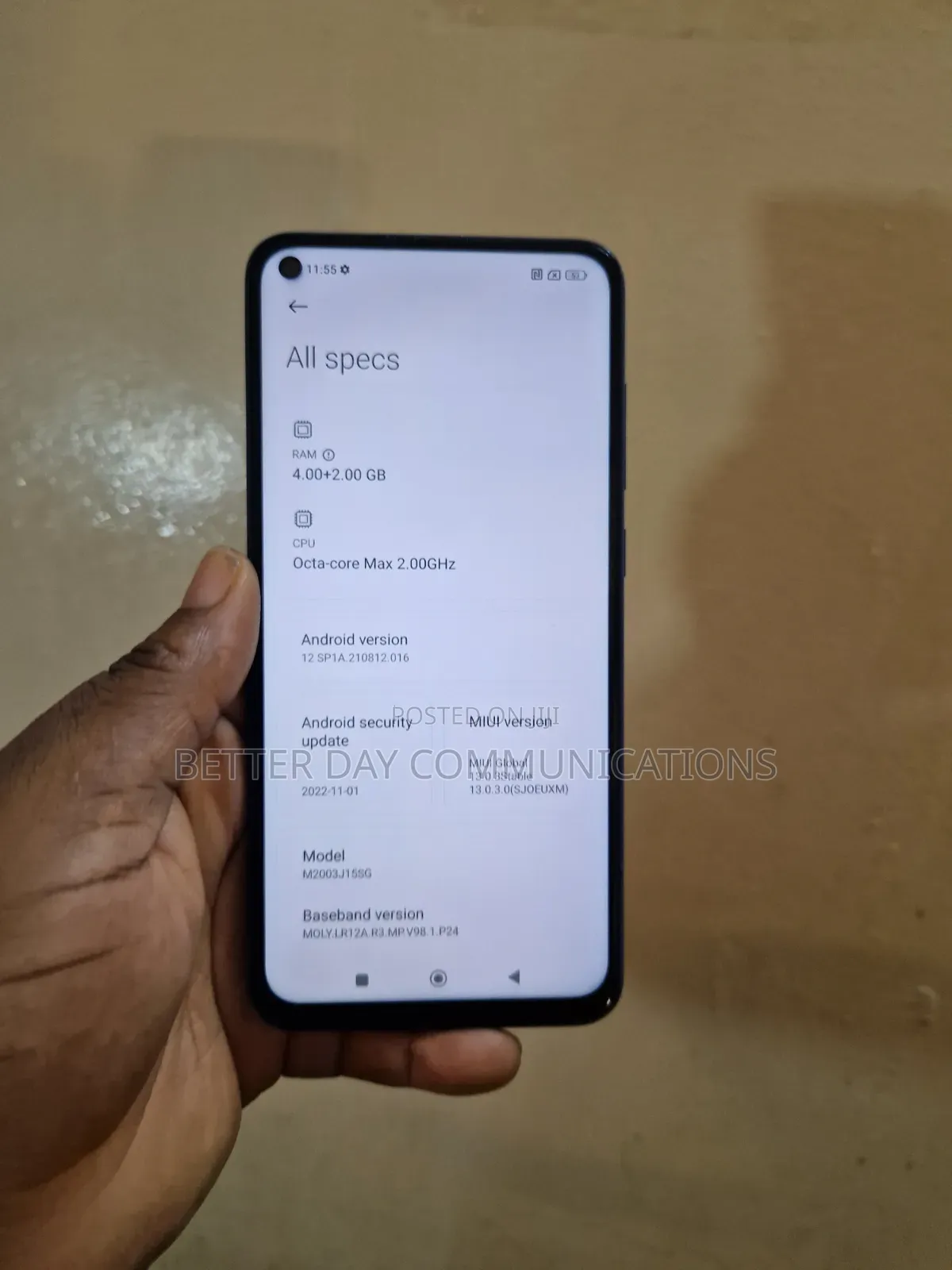 Xiaomi Redmi Note 9 128 GB Blue