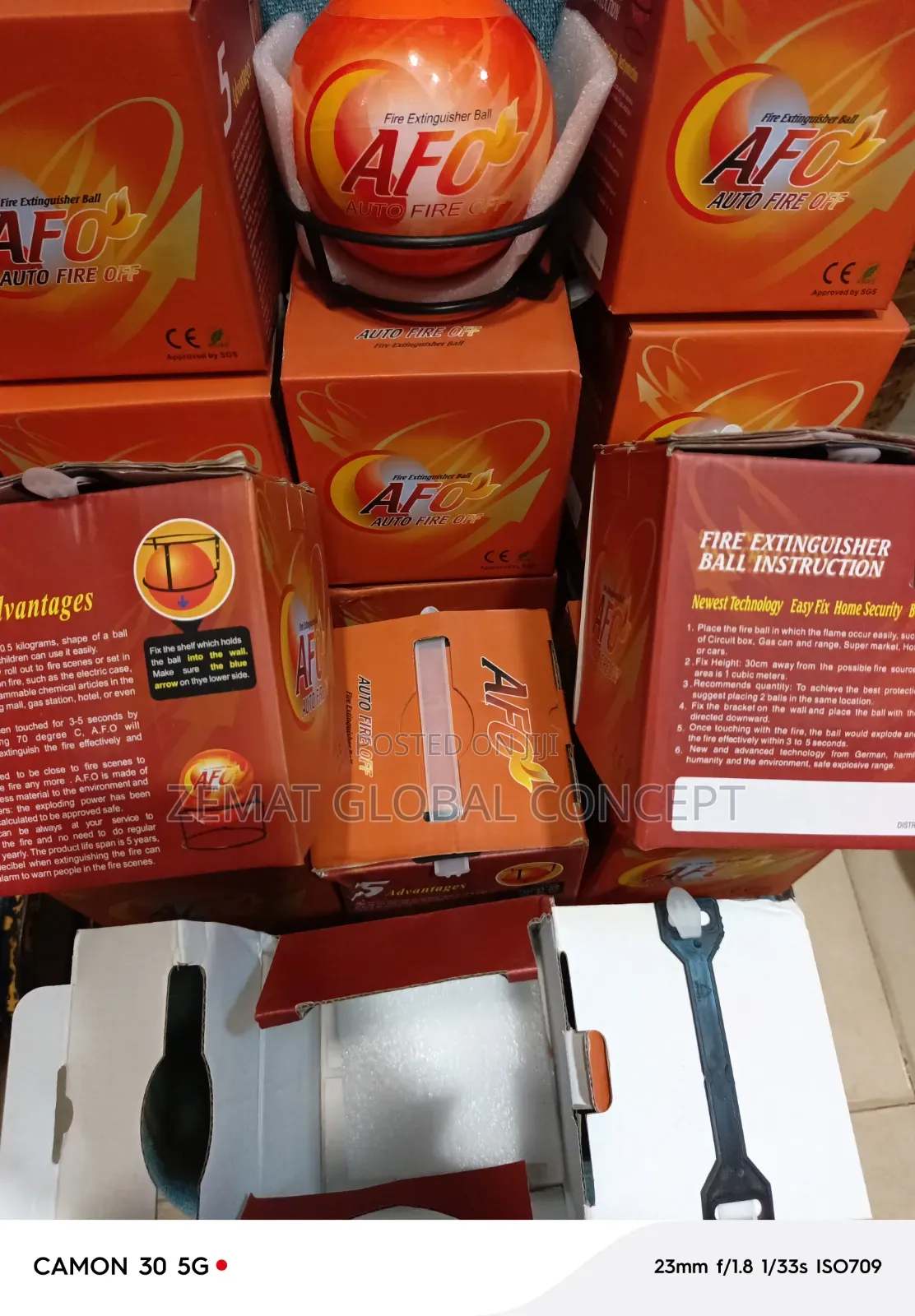 0.5kg Automatic Fire Off (AFO) FIRE BALL