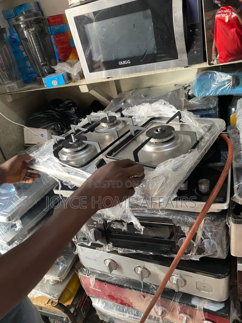 3 Burners Gas Cooker Stainless
