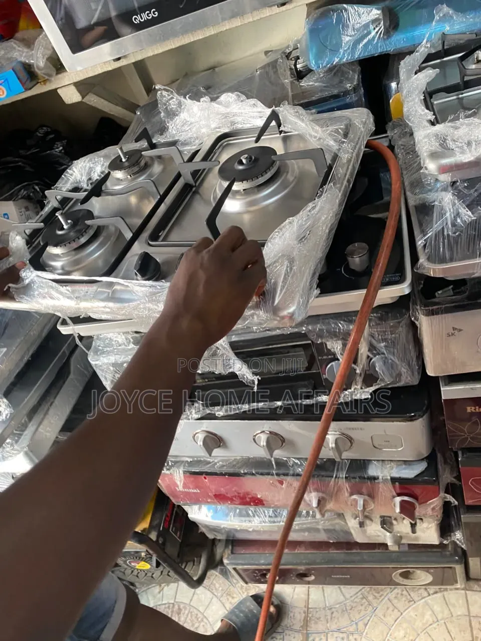 3 Burners Gas Cooker Stainless