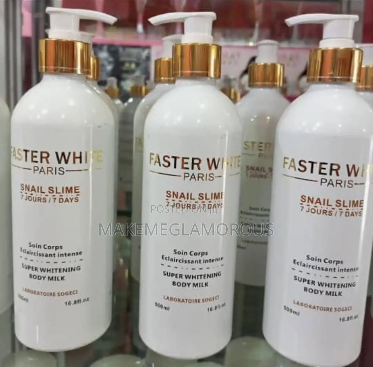 Faster White Body Lotion
